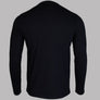 Pretty Green LS Alloway Paisley Logo T-Shirt Black