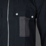 Pretty Green Larman Zip Overshirt Black