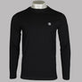 Pretty Green Mitchell LS T-Shirt Black