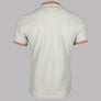 Pretty Green Orion Stripe Collar Polo Stone