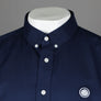 Pretty Green Oxford Short Sleeve Shirt Navy