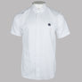 Pretty Green Oxford Short Sleeve Shirt White