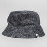 Pretty Green Reversible Tonal Paisley Bucket Hat Black