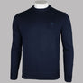Pretty Green Standards Knitted Jumper Navy
