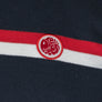 Pretty Green Tilby Chest Stripe Polo Shirt Navy Blue