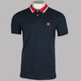 Pretty Green Tilby Pique Polo Shirt Navy Blue