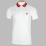 Pretty Green Tilby Pique Polo Shirt White