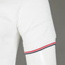 Pretty Green Tilby Vertical Stripe Polo Shirt White
