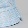 Pretty Green Reversible Tonal Paisley Bucket Hat Light Blue