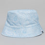 Pretty Green Reversible Tonal Paisley Bucket Hat Light Blue
