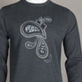 Pretty Green Paisley Embroidery Sweatshirt Dark Grey