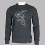 Pretty Green Paisley Embroidery Sweatshirt Dark Grey
