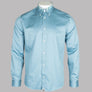 Pretty Green Slim Fit Paisley Print Collar Shirt Blue