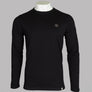 Pretty Green Classic Long Sleeve T-Shirt Black