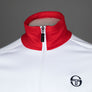 Sergio Tacchini Dallas Tracksuit Top White/Adrenaline Rush