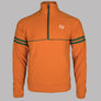 Sergio Tacchini Orion 1/4 Zip Polar Fleece Sweatshirt Orange
