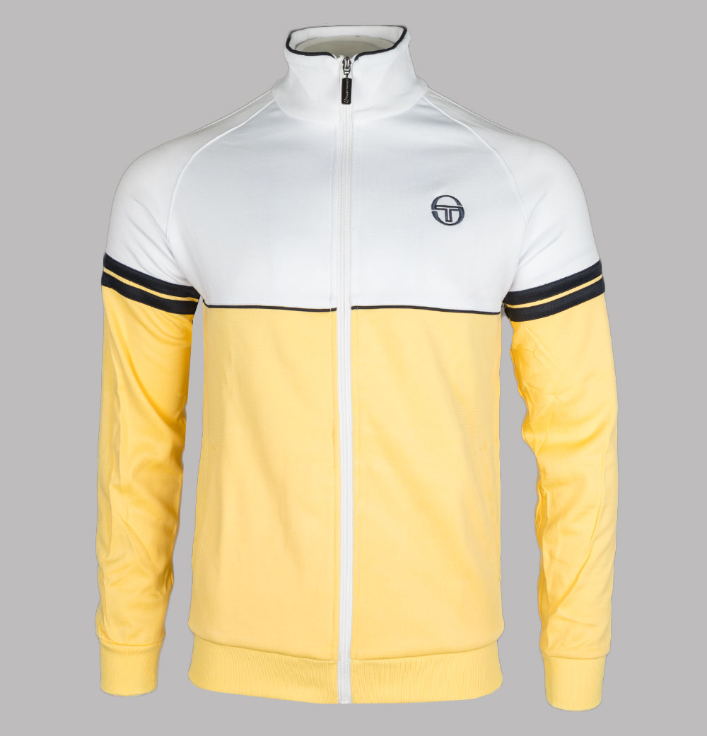 Sergio tacchini track cheap top yellow