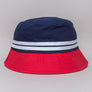 Sergio Tacchini Stonewoods Bucket Hat Navy/Molten Lava