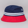 Sergio Tacchini Stonewoods Bucket Hat Navy/Molten Lava
