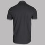 Terrace Cult Pique Polo Shirt Magnet Grey