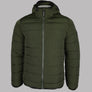 Weekend Offender LA Guardia Quilted Jacket Dark Green