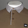 Weekend Offender Tavarez LS Polo Shirt Caramel