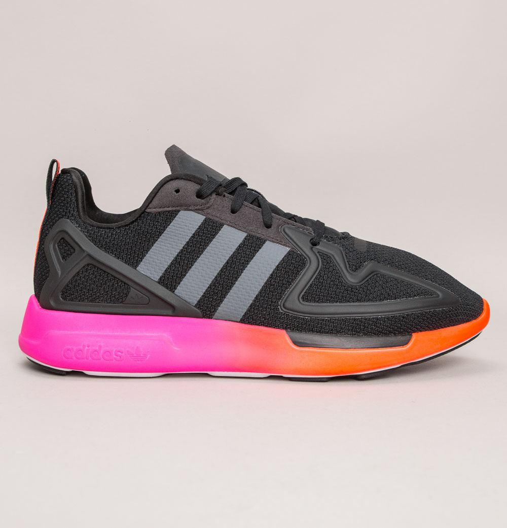 Pink and black adidas zx flux Outlet