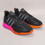 Adidas ZX 2K Flux Trainers Core Black/Shock Pink