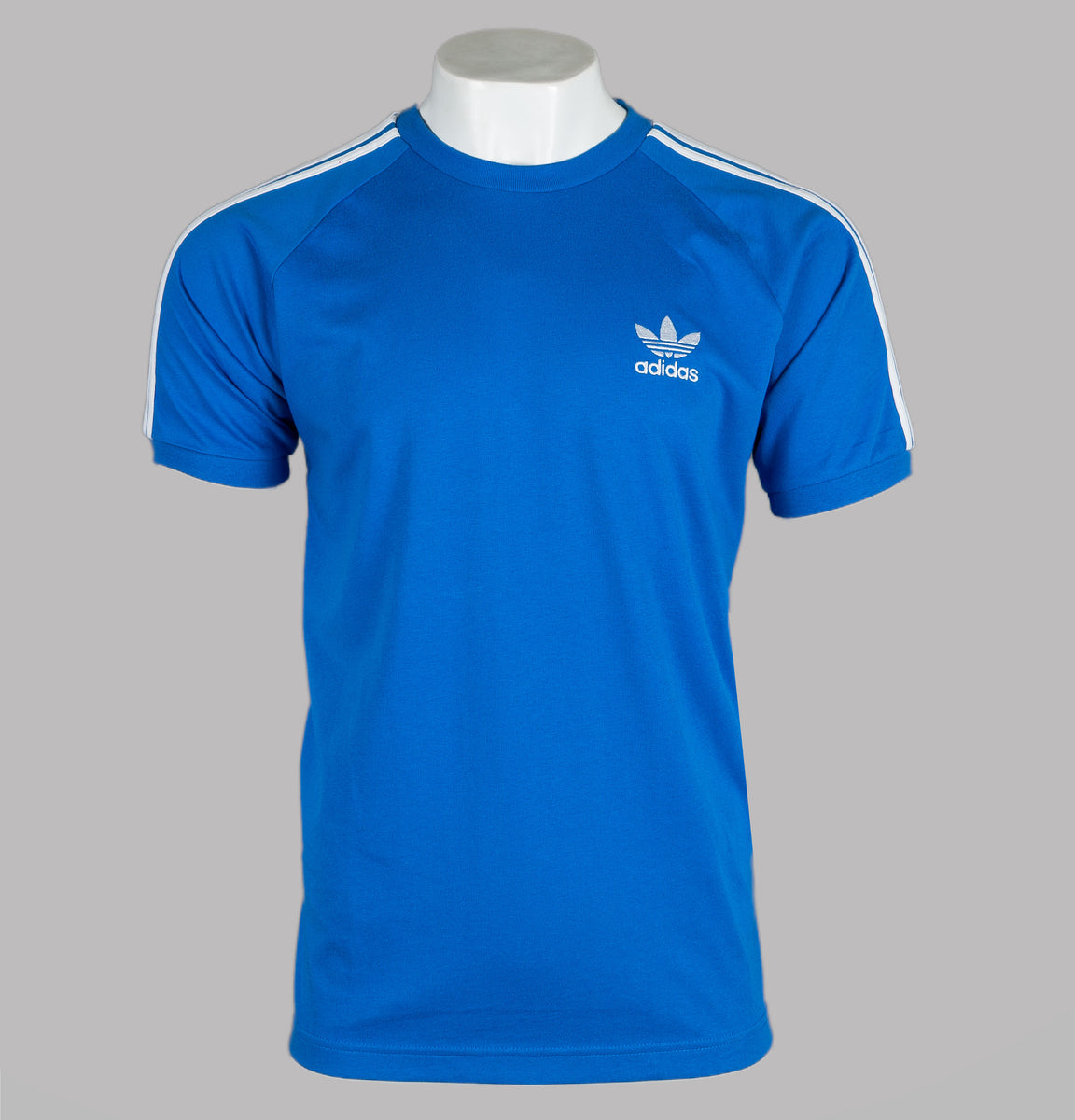 Adidas 3 Stripes T Shirt Bluebird Bronx Clothing