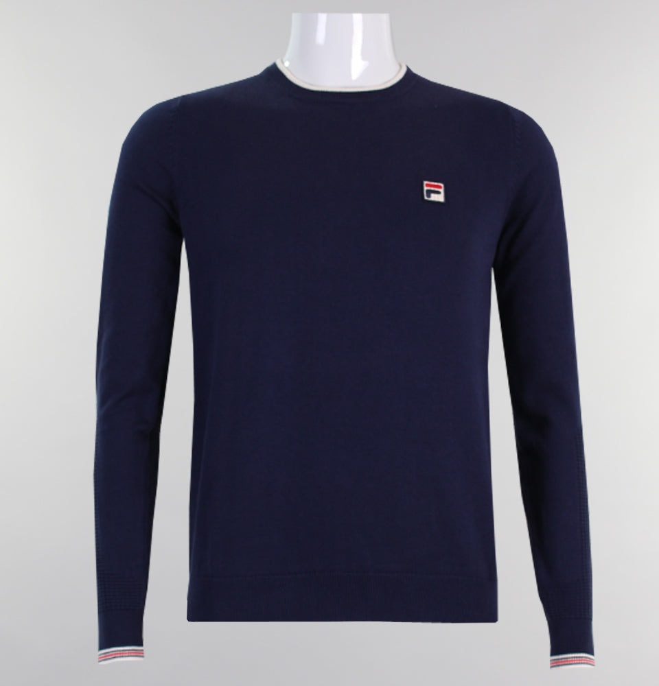 Fila stripe crew outlet sweatshirt