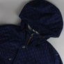 Pretty Green Printed Tarbet Hooded Jacket Blue