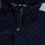Pretty Green Printed Tarbet Hooded Jacket Blue