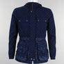 Pretty Green Printed Tarbet Hooded Jacket Blue
