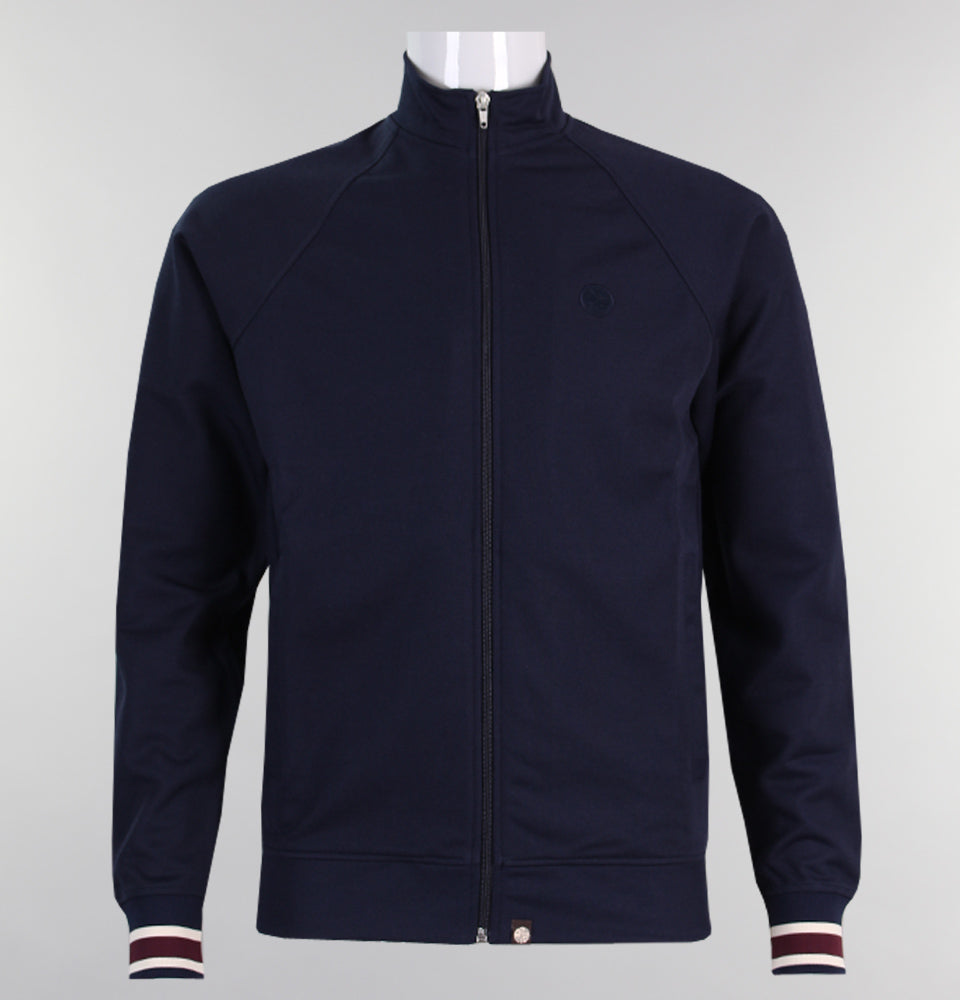 Pretty green zip through track top sale