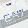 EA7 Block Stripe Logo T-Shirt White