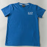 EA7 Core Small Logo T-Shirt Surf Blue/White