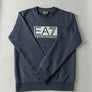EA7 Visibility Logo Sweatshirt Navy Blue
