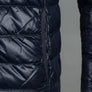 EA7 Quilted Down Hooded Jacket Night Blue