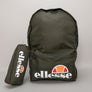 Ellesse Rolby Backpack & Pencil Case Khaki