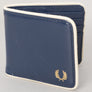 Fred Perry Classic Billfold Wallet Navy/Ecru