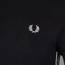 Fred Perry Taped Side Polo Shirt Black