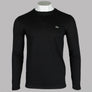 Lacoste Long Sleeve Pima Cotton T-Shirt Black