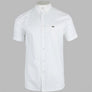 Lacoste Regular Fit Short Sleeve Oxford Shirt White