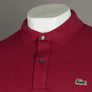 Lacoste Slim Fit Short Sleeve Polo Shirt Bordeaux