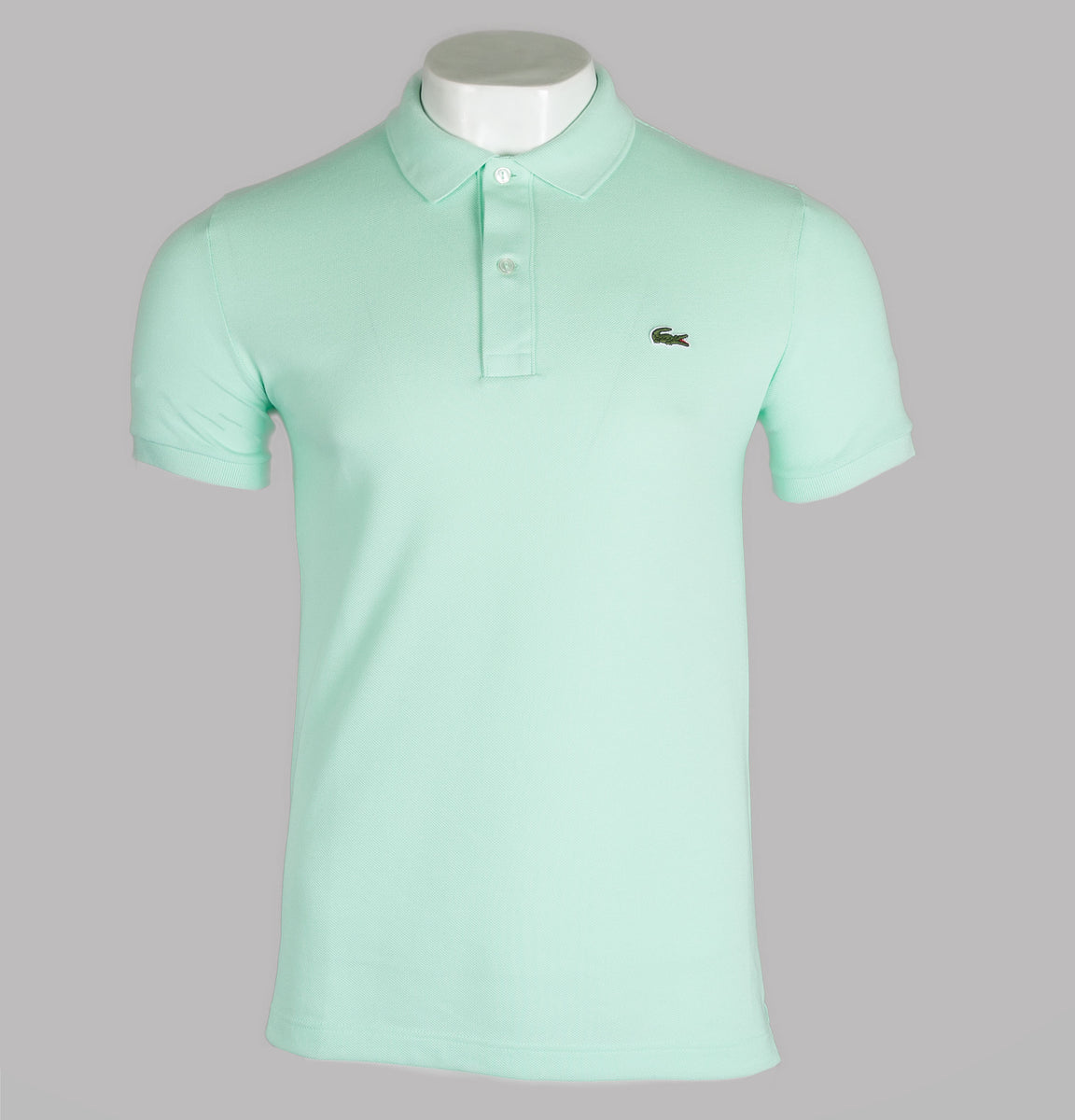 Lacoste polo shop mint green