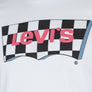 Levi's® Checkered Fill Housemark T-Shirt White