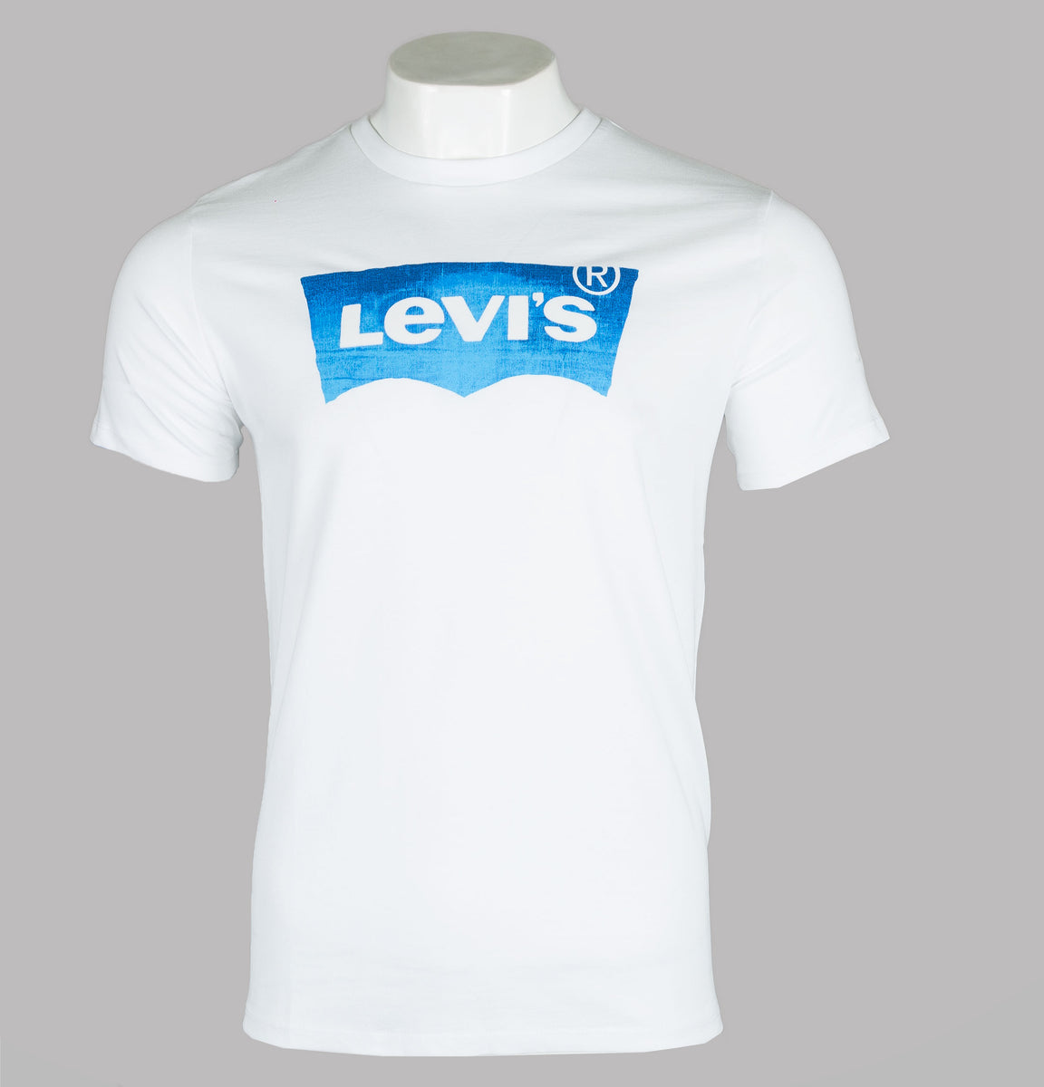 Levi s Housemark Graphic T Shirt White Blue