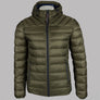Napapijri Aerons Hooded Padded Jacket Green Musk