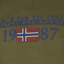 Napapijri Berthow Crew Neck Sweatshirt Green Musk