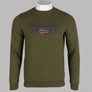 Napapijri Berthow Crew Neck Sweatshirt Green Musk